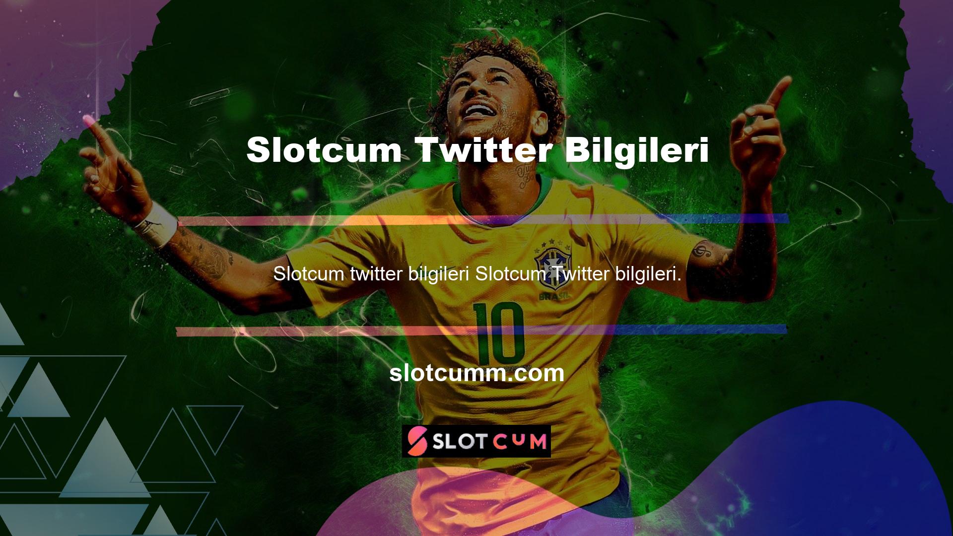Slotcum Twitter Bilgileri Twitter üzerinden yeni adresi öğrenmek, zaman kaybetmeden ana sayfayı ziyaret ederek ana sayfayı ziyaret edebilir